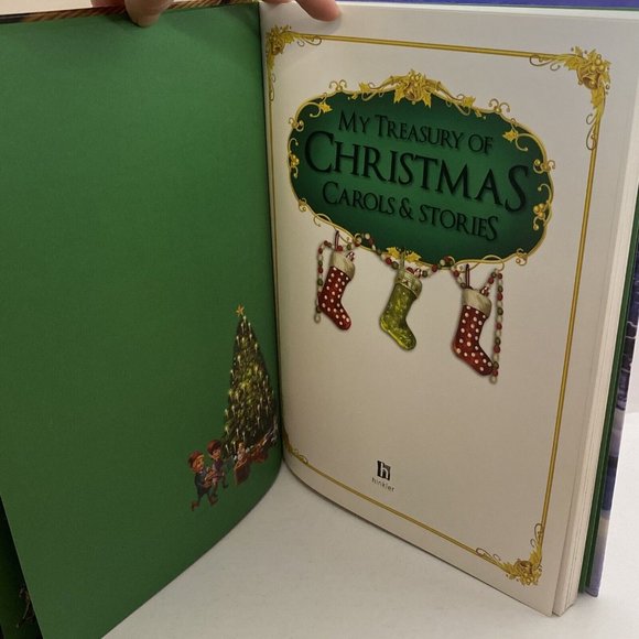 My Treasury Of Christmas Carols And Stories Hardcover Children’s Book - Picture 3 of 16